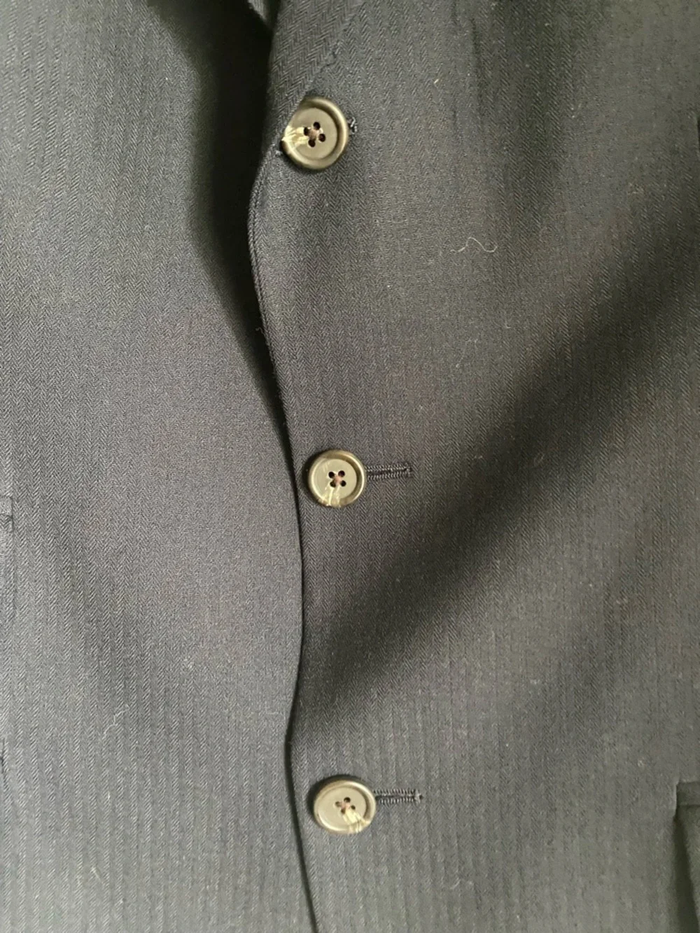Ralph Ralph Lauren Pure New Wool Classic Navy Single Breasted Office Blazer 40R - Picture 10 of 16